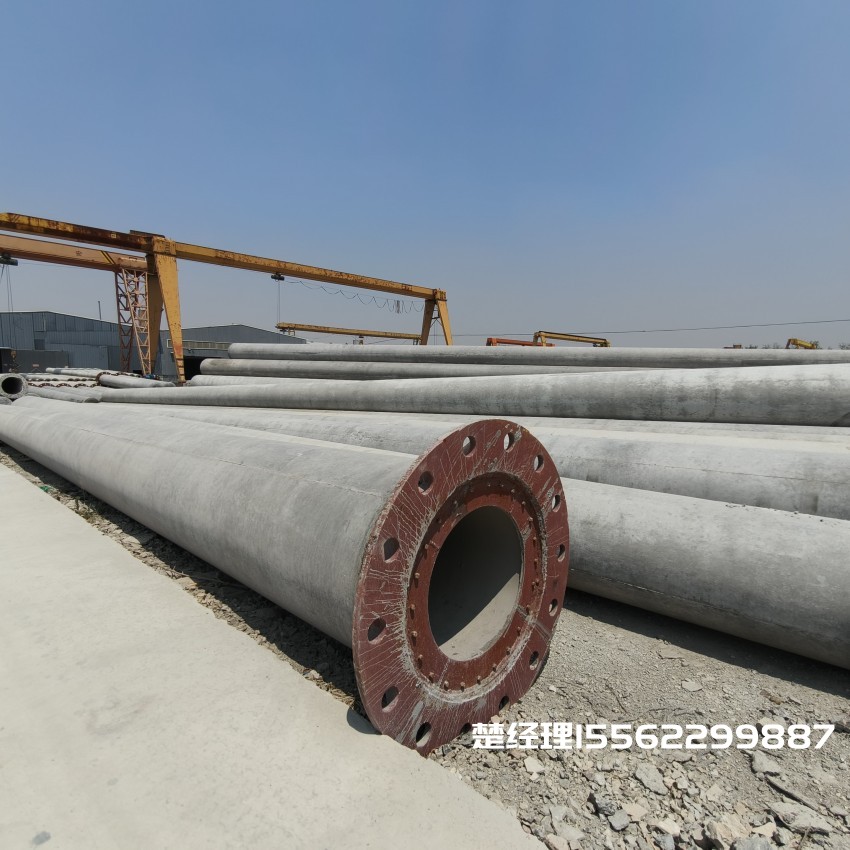 南浔12米无拉线电杆